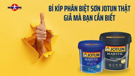 Cách phân biệt sơn Jotun thật giả