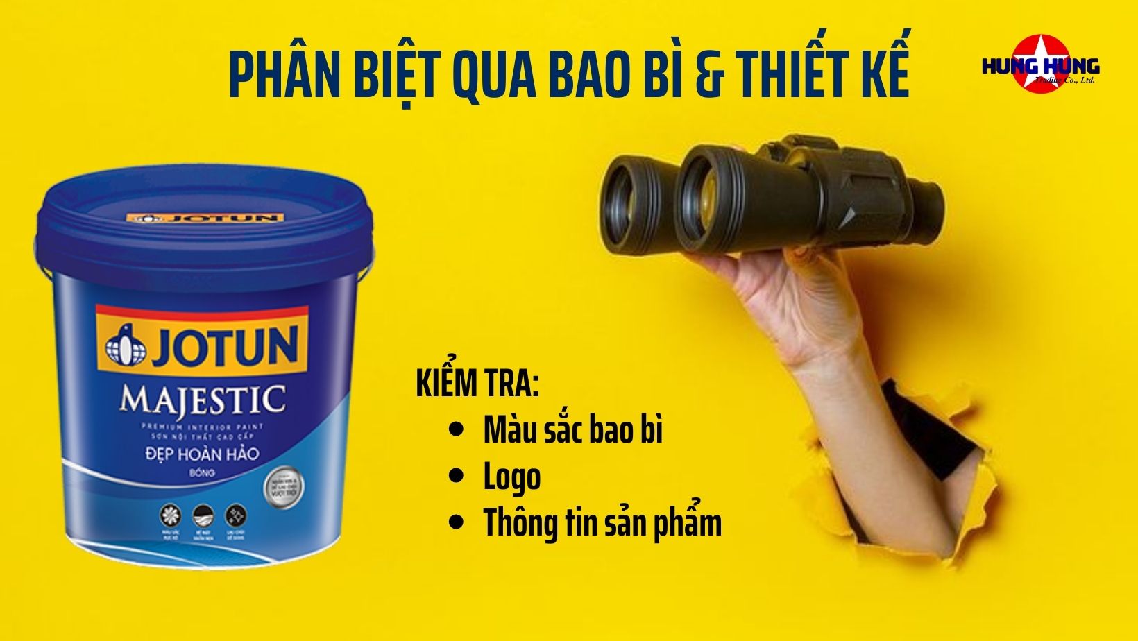 Phân biệt sơn Jotun thật giả qua bao bì và thiết kế